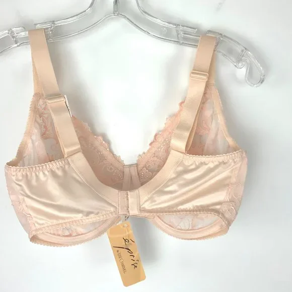 Lise Charmel Rose Lace Unpadded 3-Part Full Figure Bra 32G NWT - Picture 9 of 15